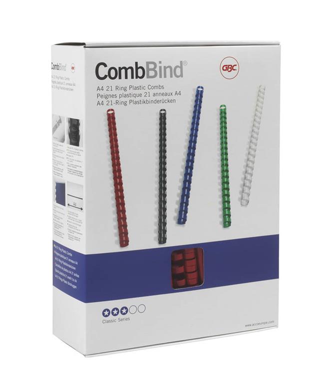 GBC Spirale pvc 16 mm, modre, 100 kos