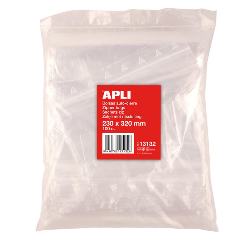 Apli Vrečke z zip zapiranjem 120 x 180 mm