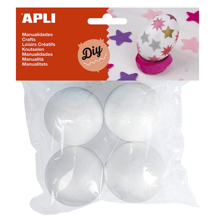 Apli Kroglice iz stiropora fi50mm 4 kos