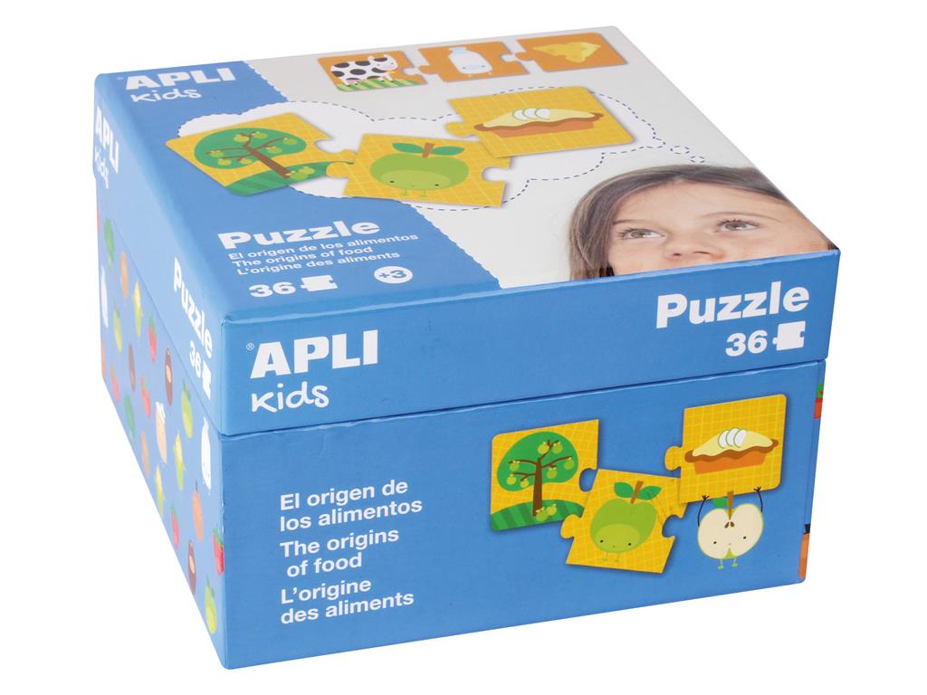Apli kids Sestavljanka poreklo hrane