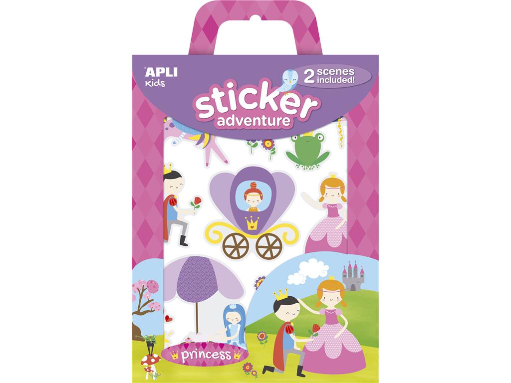 Apli kids Nalepke, princesa