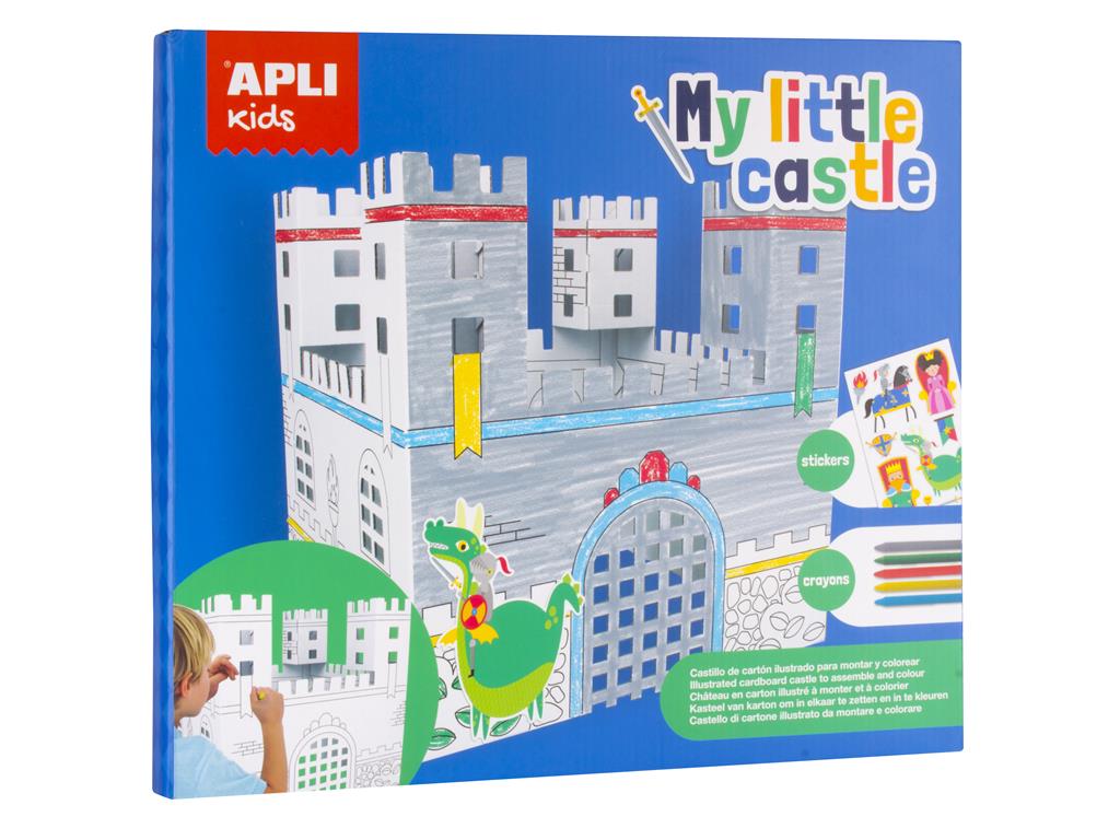 Apli kids Moj mali grad nalepke + barvice