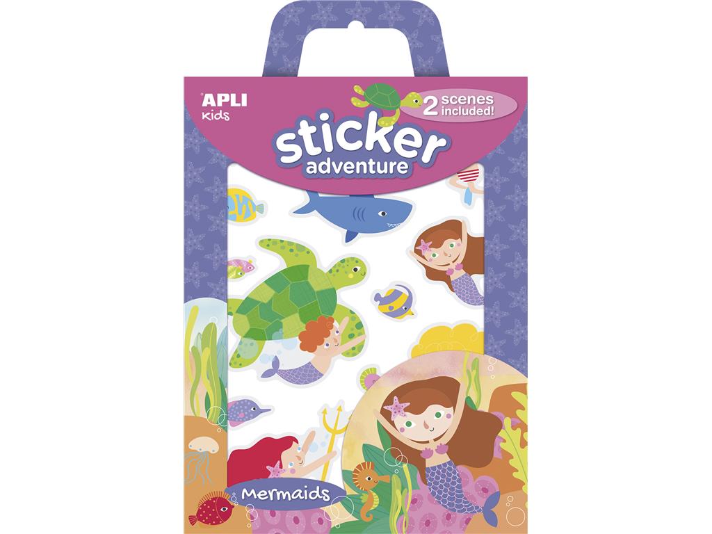 Apli kids Nalepke, morska deklica