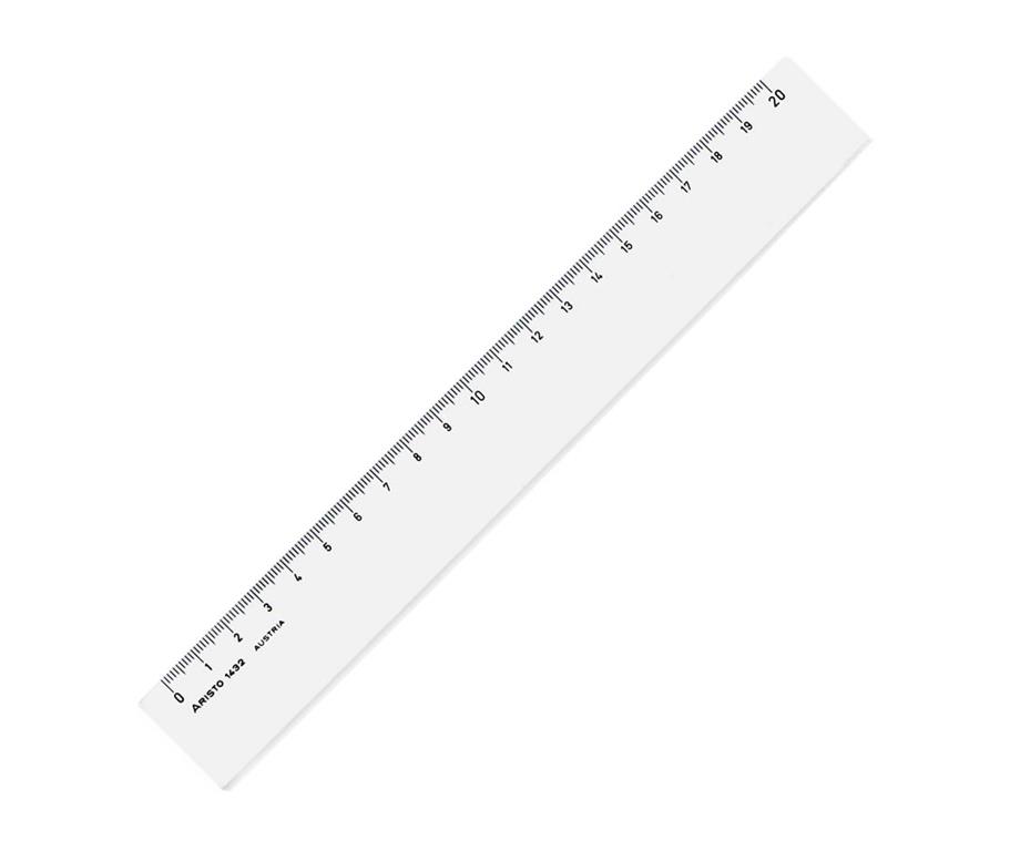 Aristo Ravnilo pleksi 20 cm