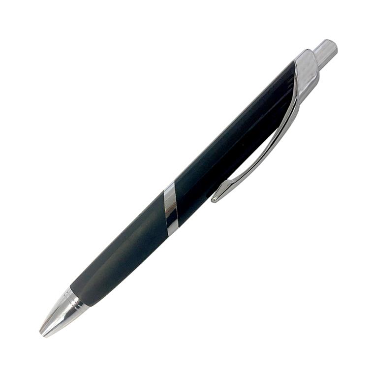 A PLUS Kemični svinčnik kovinski črn/sreb 0,7mm