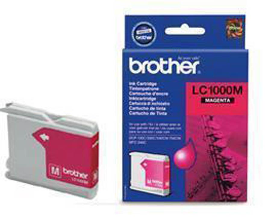 Brother Kartuša LC1000M, magenta, 400 strani