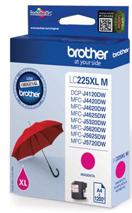Brother Kartuša LC225XLM, magenta, 1.200 strani
