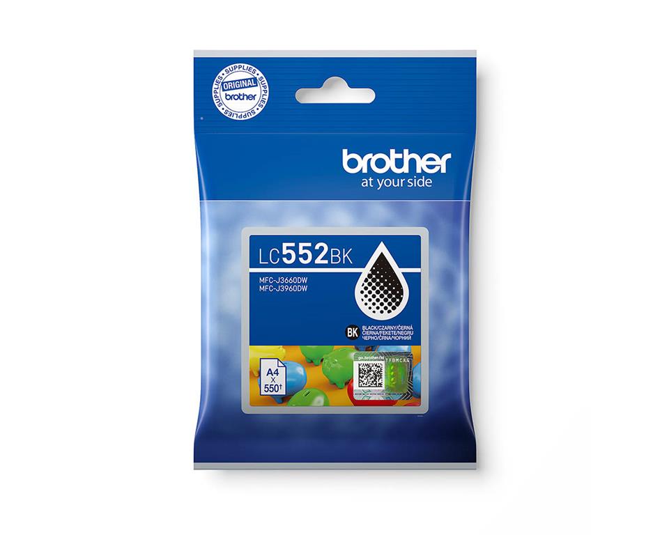 Brother Kartuša LC552BK, črna, 500 strani