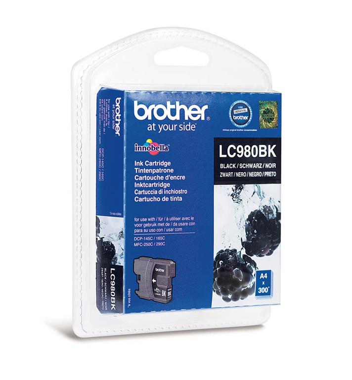 Brother Kartuša LC980B, črna, 300 strani
