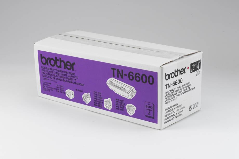 Brother Toner TN6600, črn, 6.000 strani