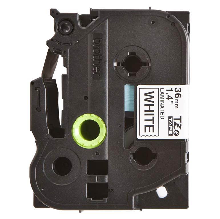 Brother TZE261 Bel/črn 36mm, trak za PT