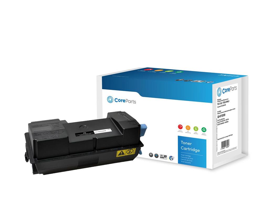 CoreParts Toner črn TK-3130 (25K)