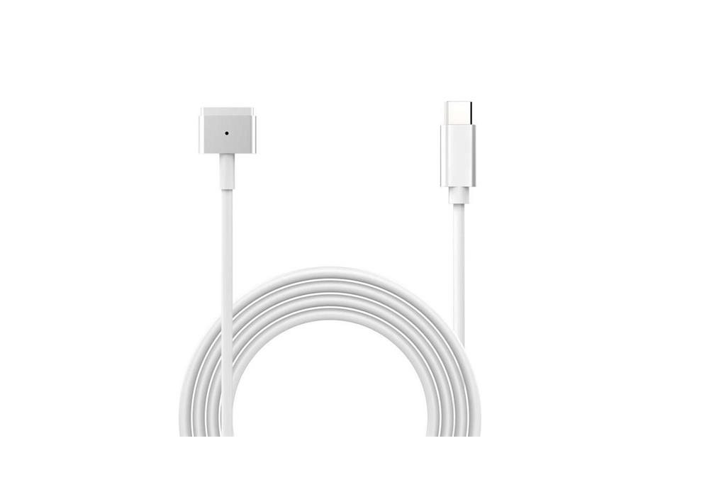 CoreParts Magsafe 2 na USB-C kabel, 1,8m, bel