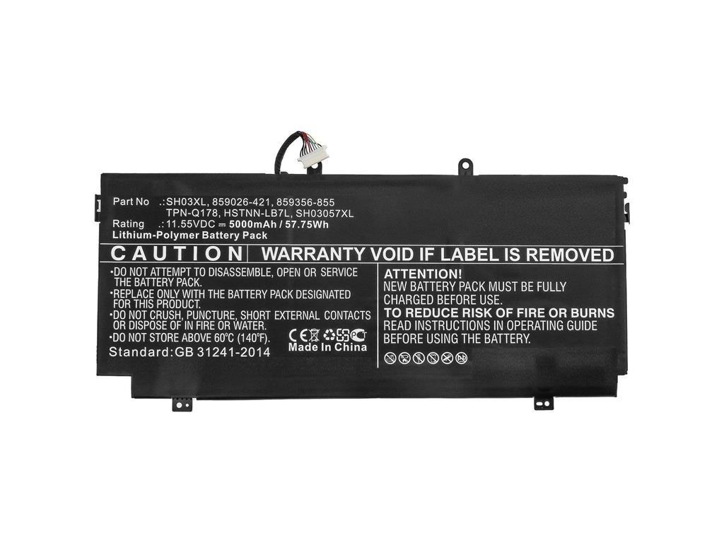 CoreParts Baterija za prenosnik HP 56.60Wh