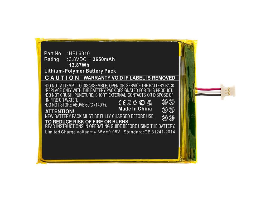 CoreParts Baterija 13.87Wh Li-Polymer 3650mAh