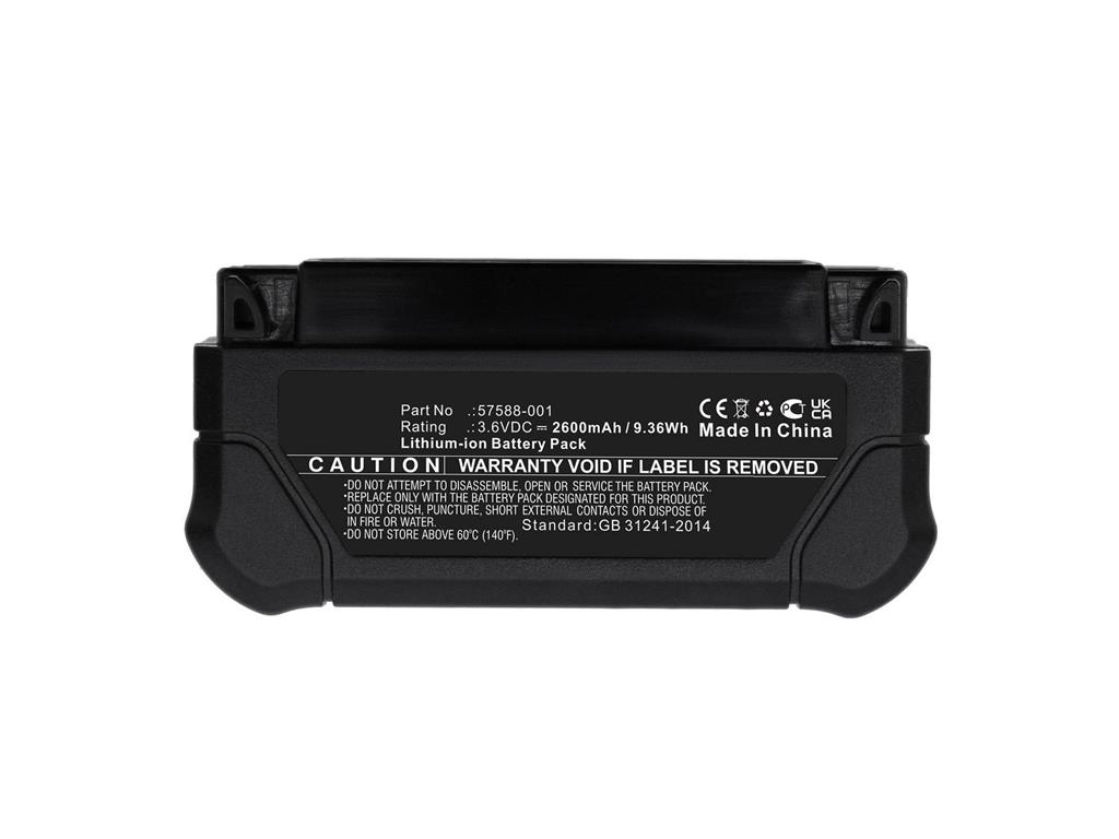 CoreParts Baterija 9.36Wh Li-ion 3.6V 2600mAh črna