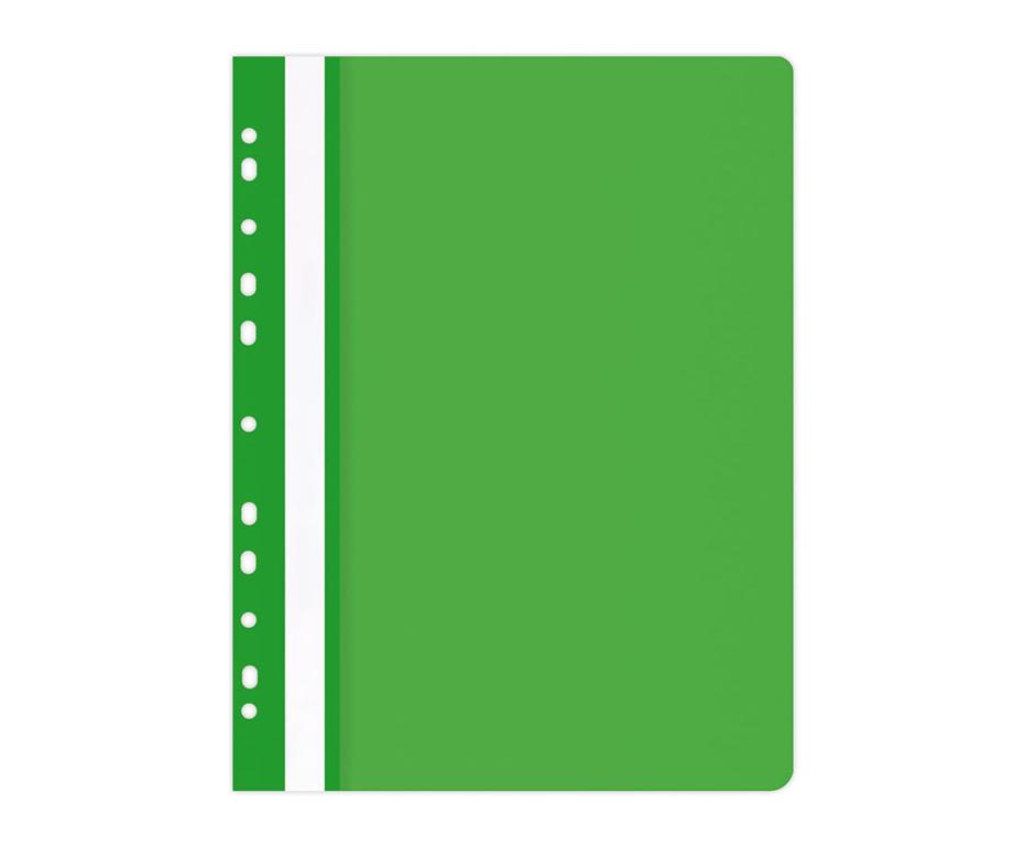 Donau Mapa s sponko in perforacijo zelena