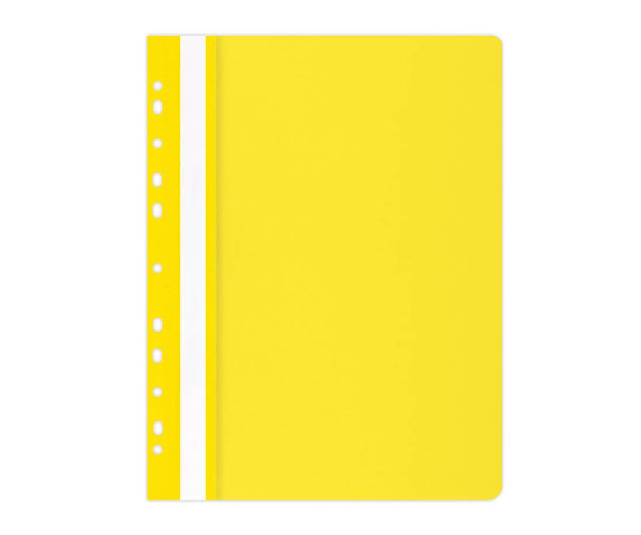 Donau Mapa s sponko in perforacijo rumena