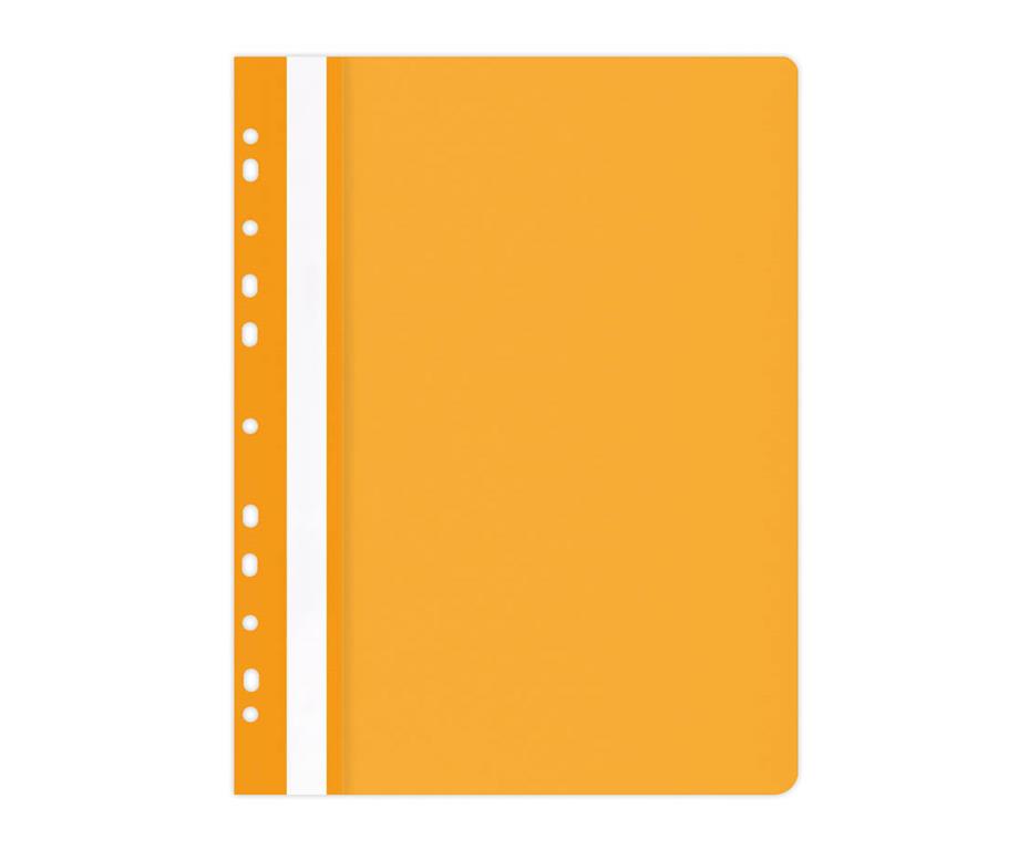 Donau Mapa s sponko in perforacijo oranžna