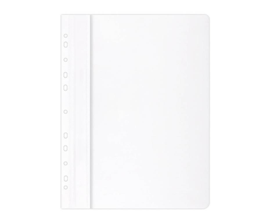 Donau Mapa s sponko in perforacijo bela