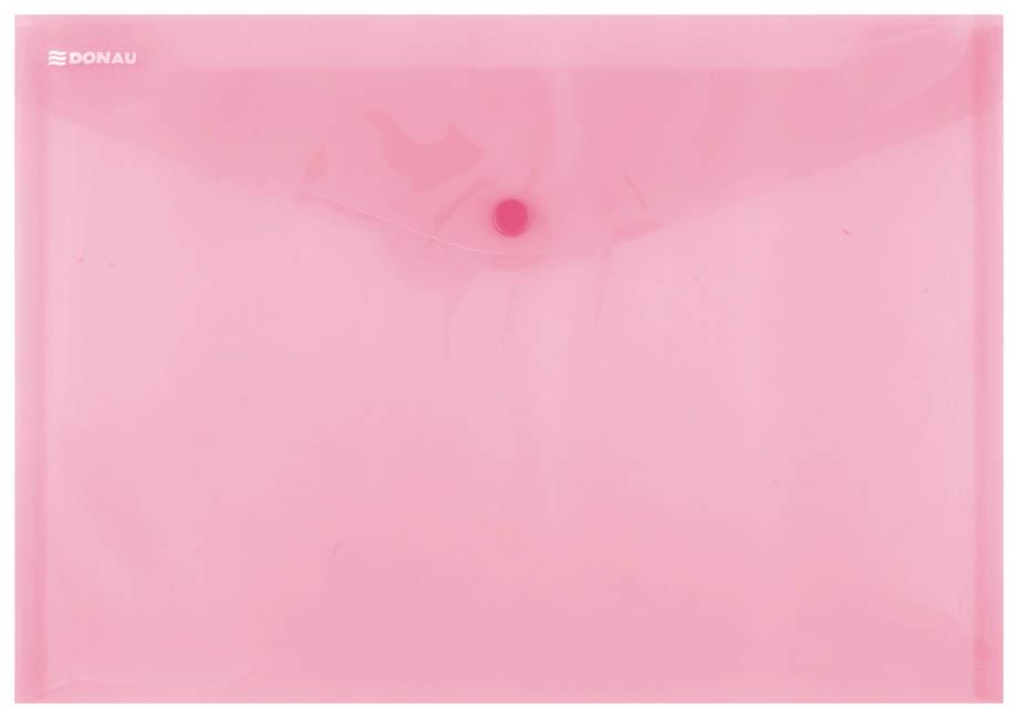 Donau Mapa z gumbom A4 rdeča