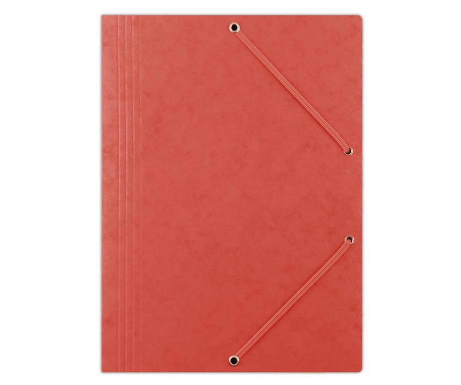 Donau Mapa z elastiko A4 prešpan, rdeča