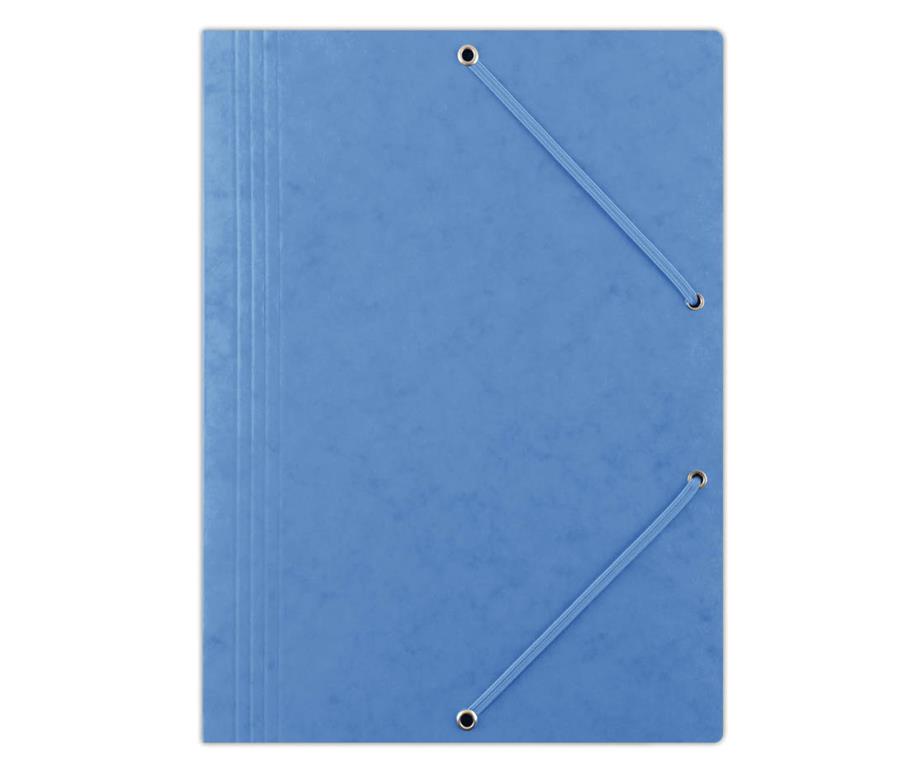 Donau Mapa z elastiko A4 prešpan, modra