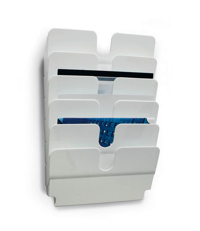 Durable Flexiplus stenski 6 A4 ležeči bel