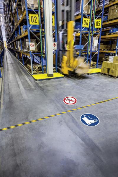 Durable Trak za označevanje tal DURALINE ru/črn