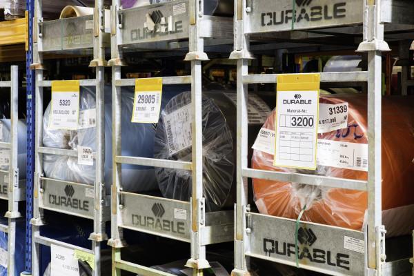 Durable Magnetni žepki extra strong A4 pokončni