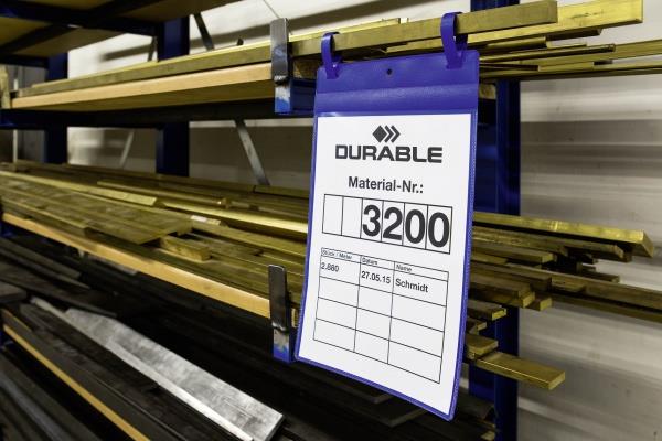 Durable Žepki z vezicami A4 pokončni modri