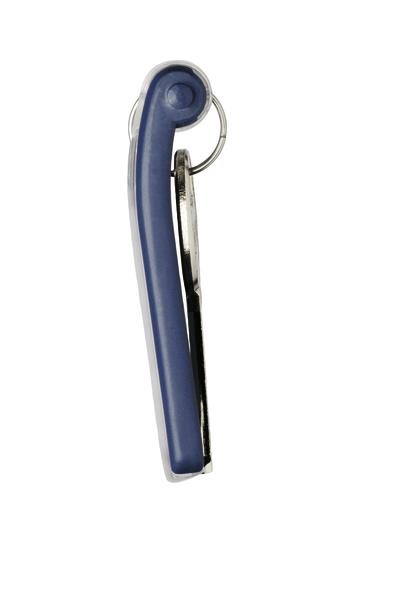 Durable Obesek za ključe (1957), moder, 6 kos