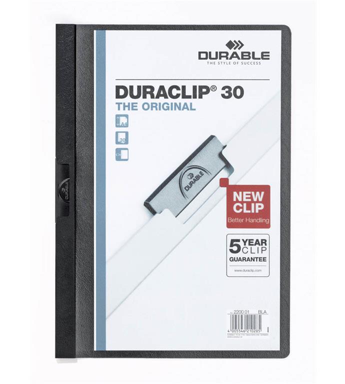 Durable Mapa Duraclip (2200) A4 črna