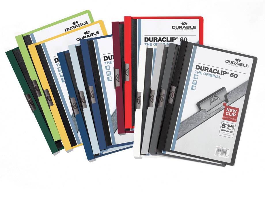 DURABLE Mapa Duraclip (2209) A4 BARVE