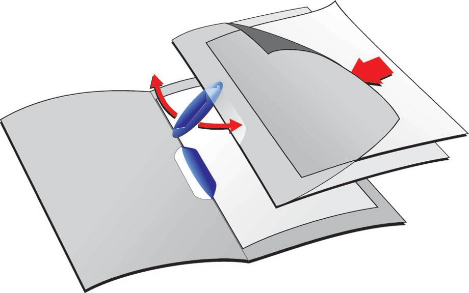 Durable Mapa Swingclip (2260) t. modra