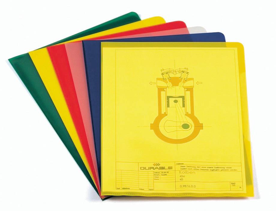 Durable L mapa (2337) rdeča, mat, PP