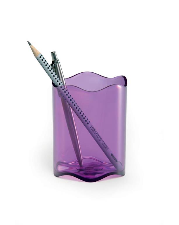 Durable Lonček za pisala TREND prosojno lila