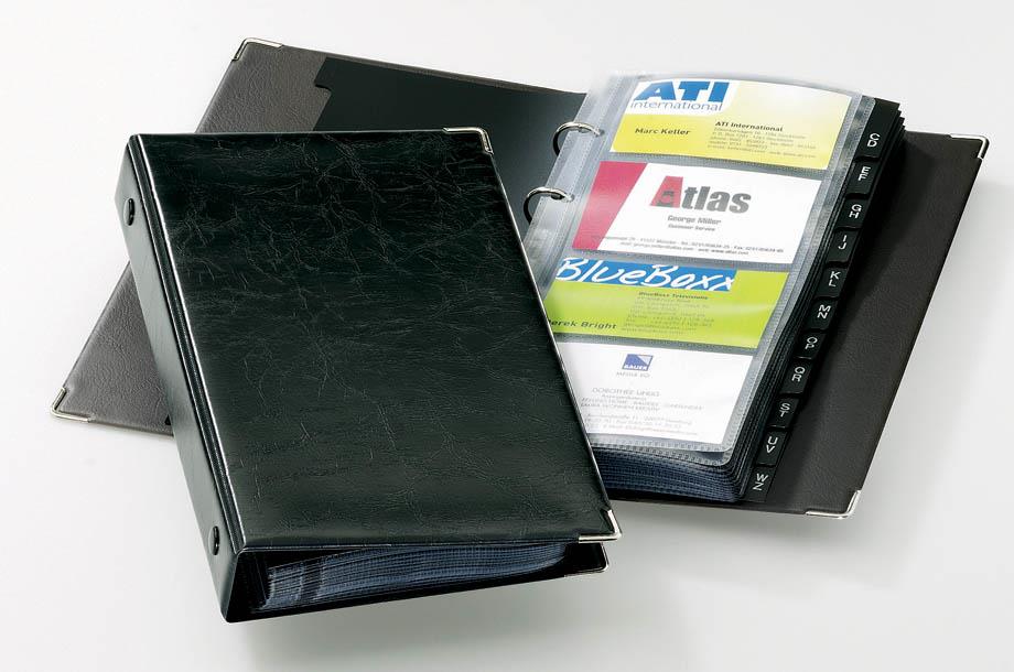 DURABLE Album za vizitke Visifix (2383) črn