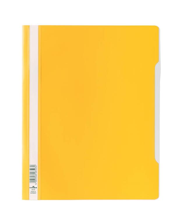 Durable Mapa s sponko (2570) rumena