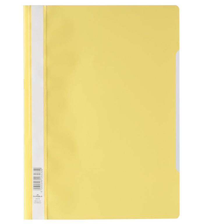 Durable Mapa s sponko (2573) rumena