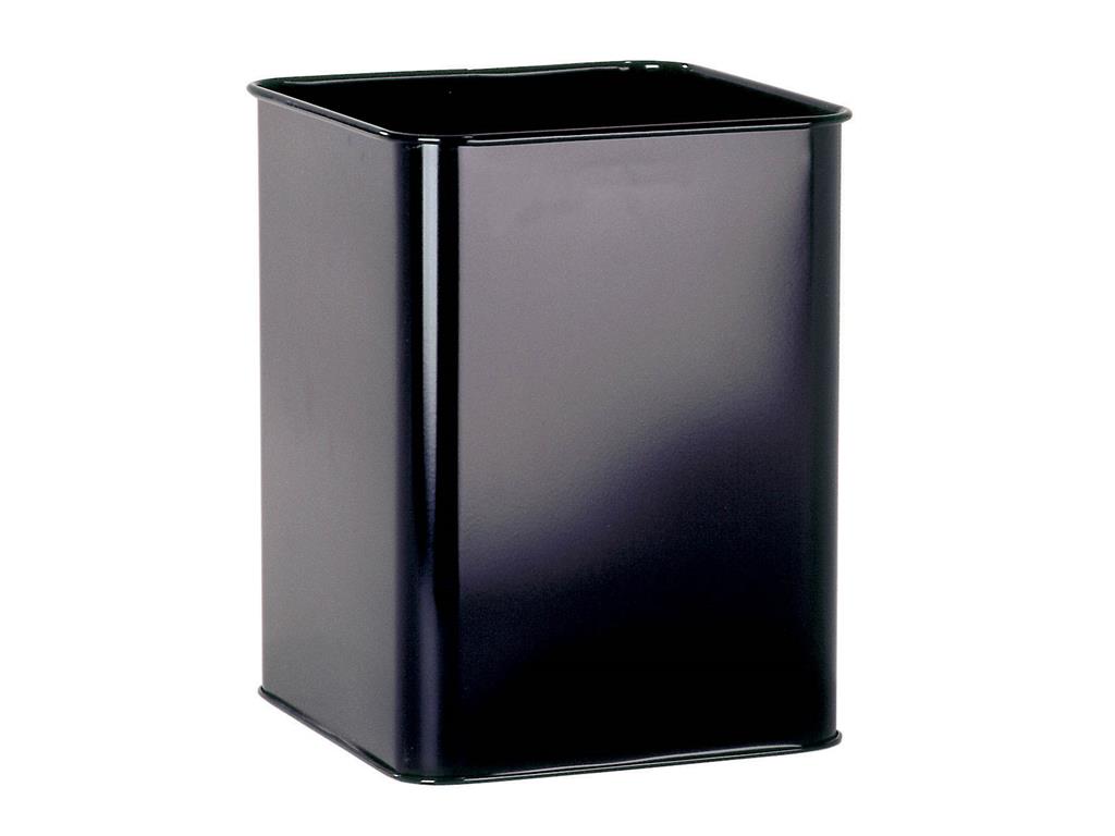 DURABLE Koš za smeti kovinski (3315), oglat, črn
