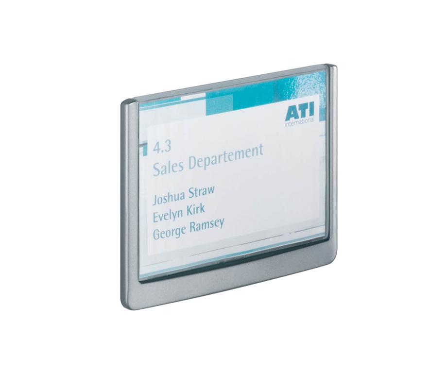 Durable Info ploščica Click 149x105,5mm siva