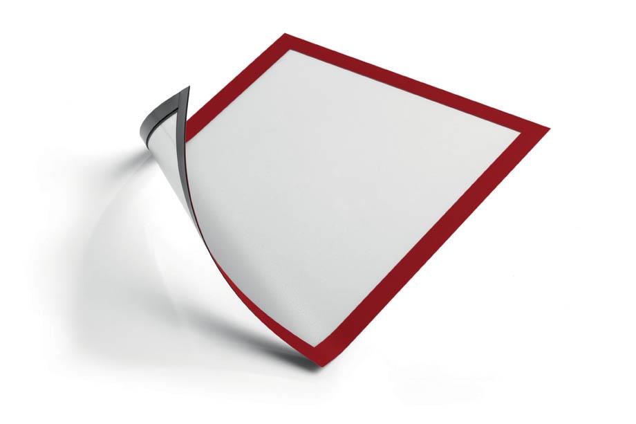 Durable Okvir DURAFRAME MAGNETIC A3 rdeč, 5 kos