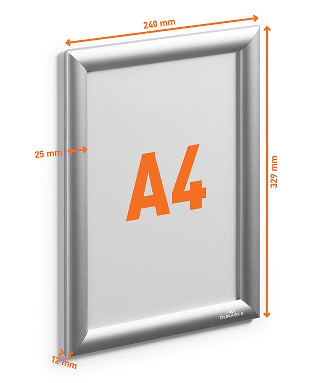 Durable Okvir za letake Snap A4 - zunanji
