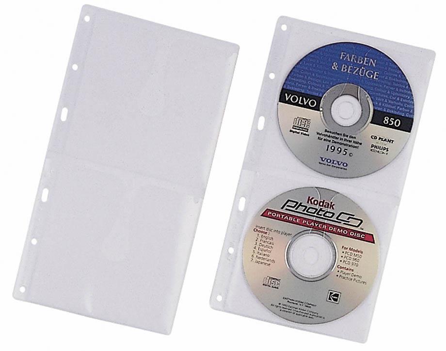 DURABLE Vložne mape za CD-je (5203), 5 kos