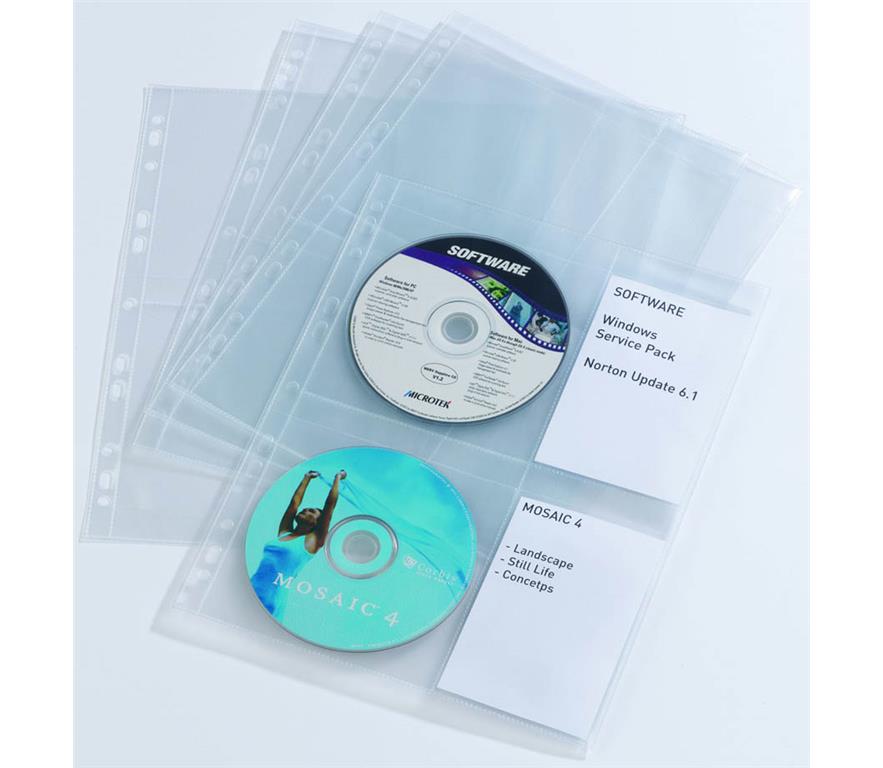 DURABLE Vložne mape za CD album A4 (5238),