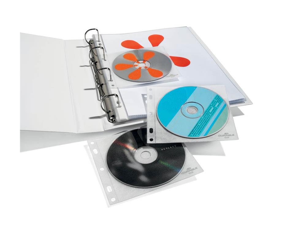 Durable Etui za CD/DVD, 10 kos (5239)