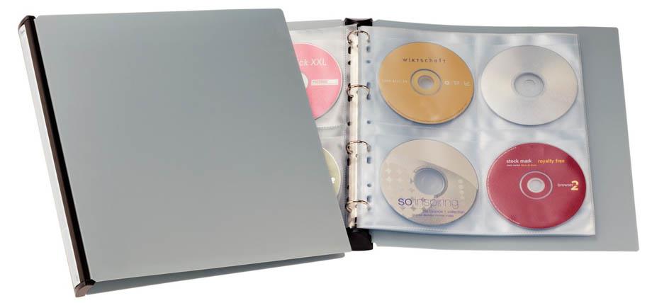 DURABLE Album za CD/DVD plošče, srebrn (5277)