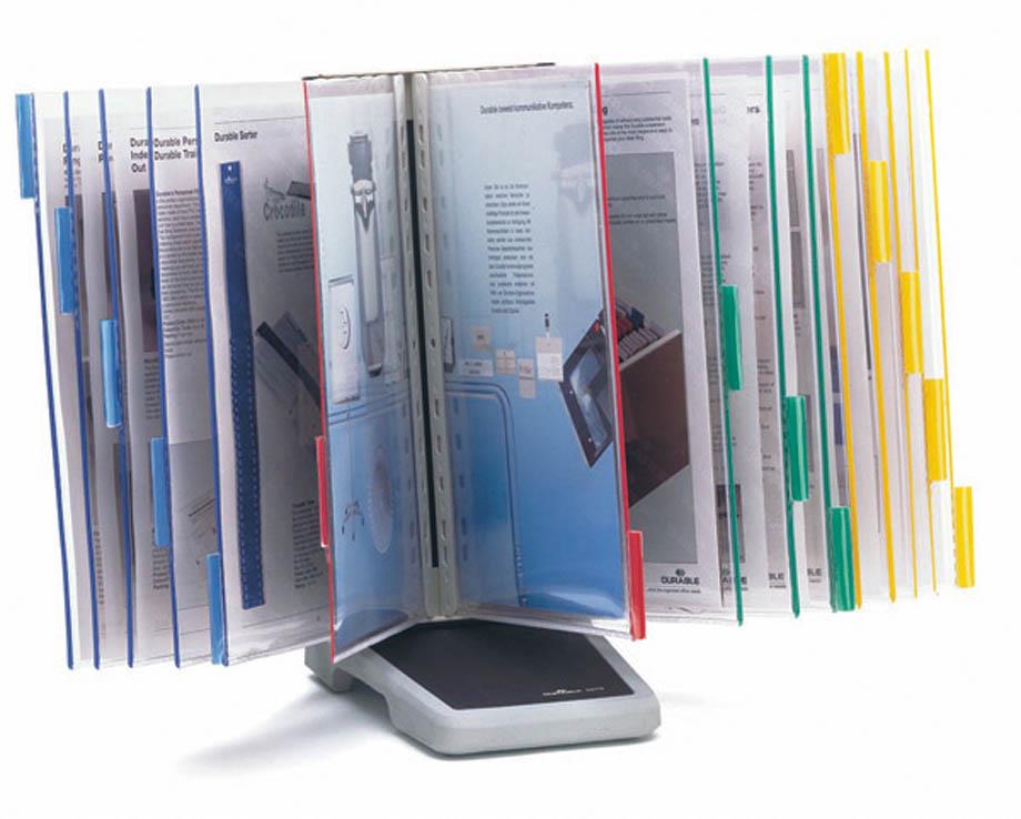 Durable Predstavitvena mapa (5607) rumena, 5 kos