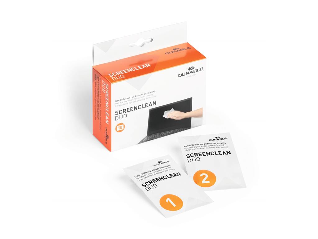 Durable Čistilni robčki za ekran Screenclean DUO